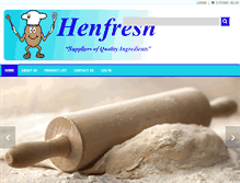Tablet Screenshot of henfresh.com.au